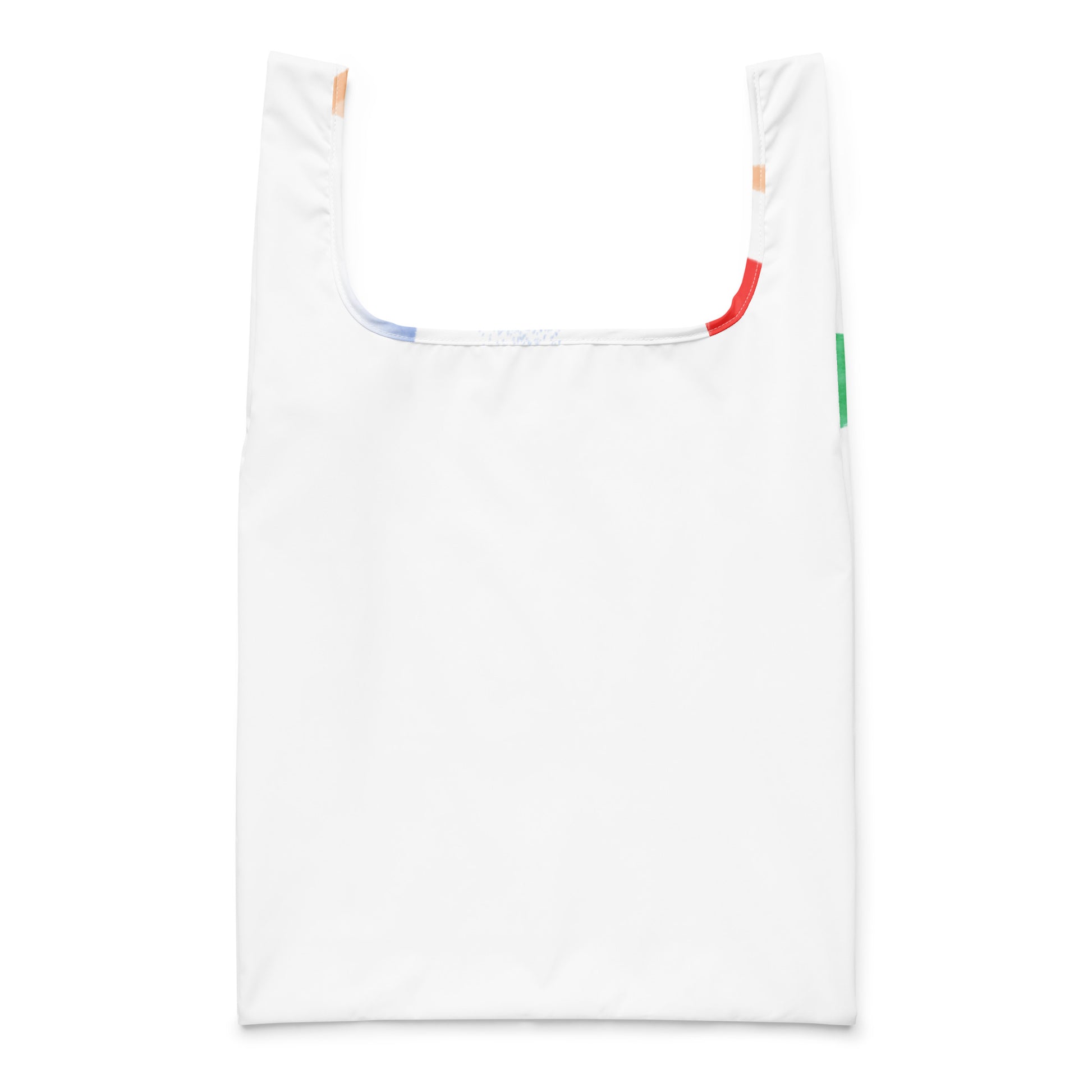 Invisible Box Shopping bag with colorful artwork