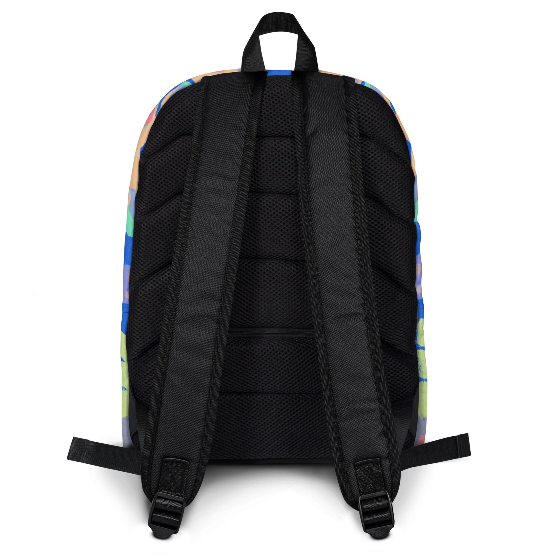 Playful rabbit-themed backpack with laptop pocket and water-resistant fabric