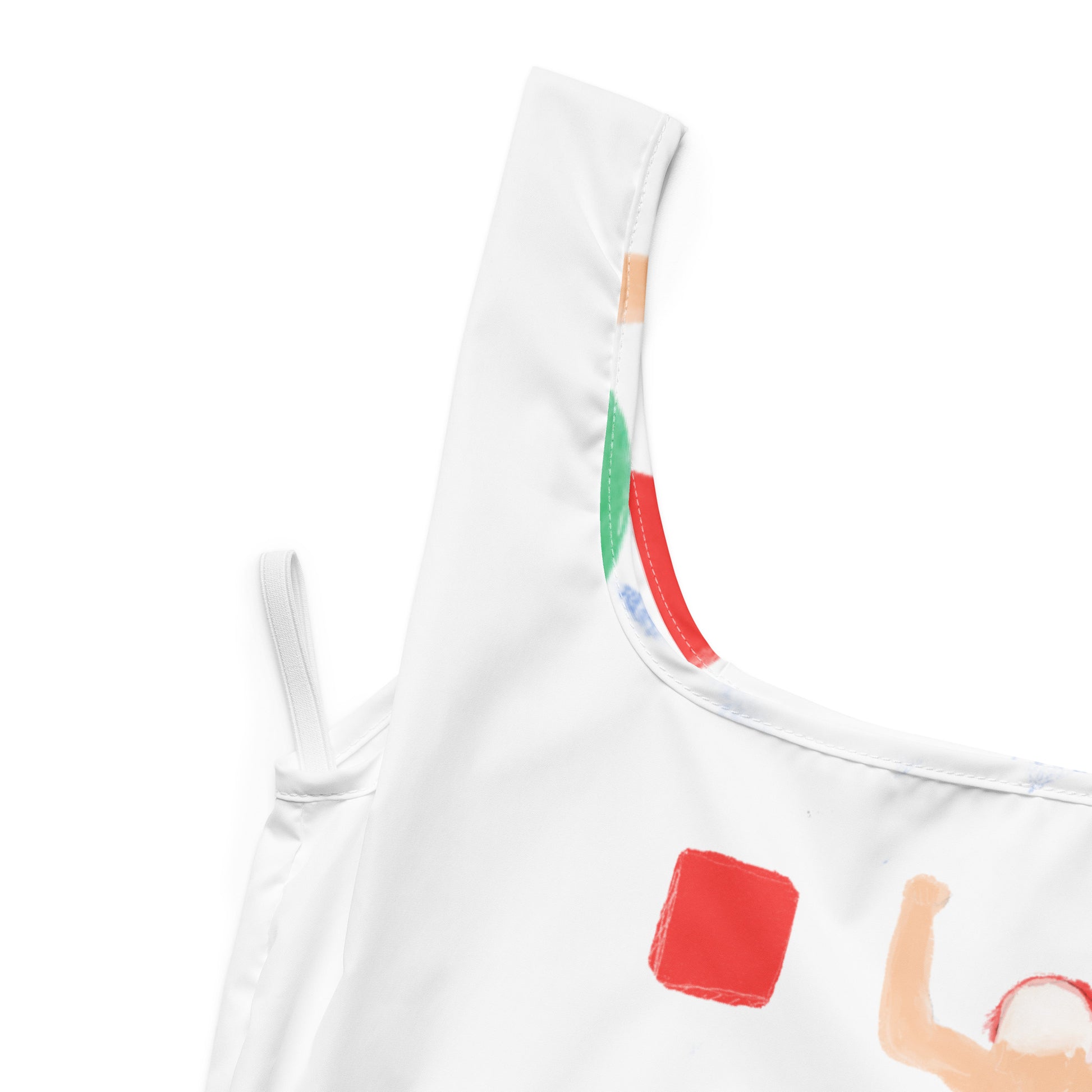 Invisible Box Shopping bag with colorful artwork