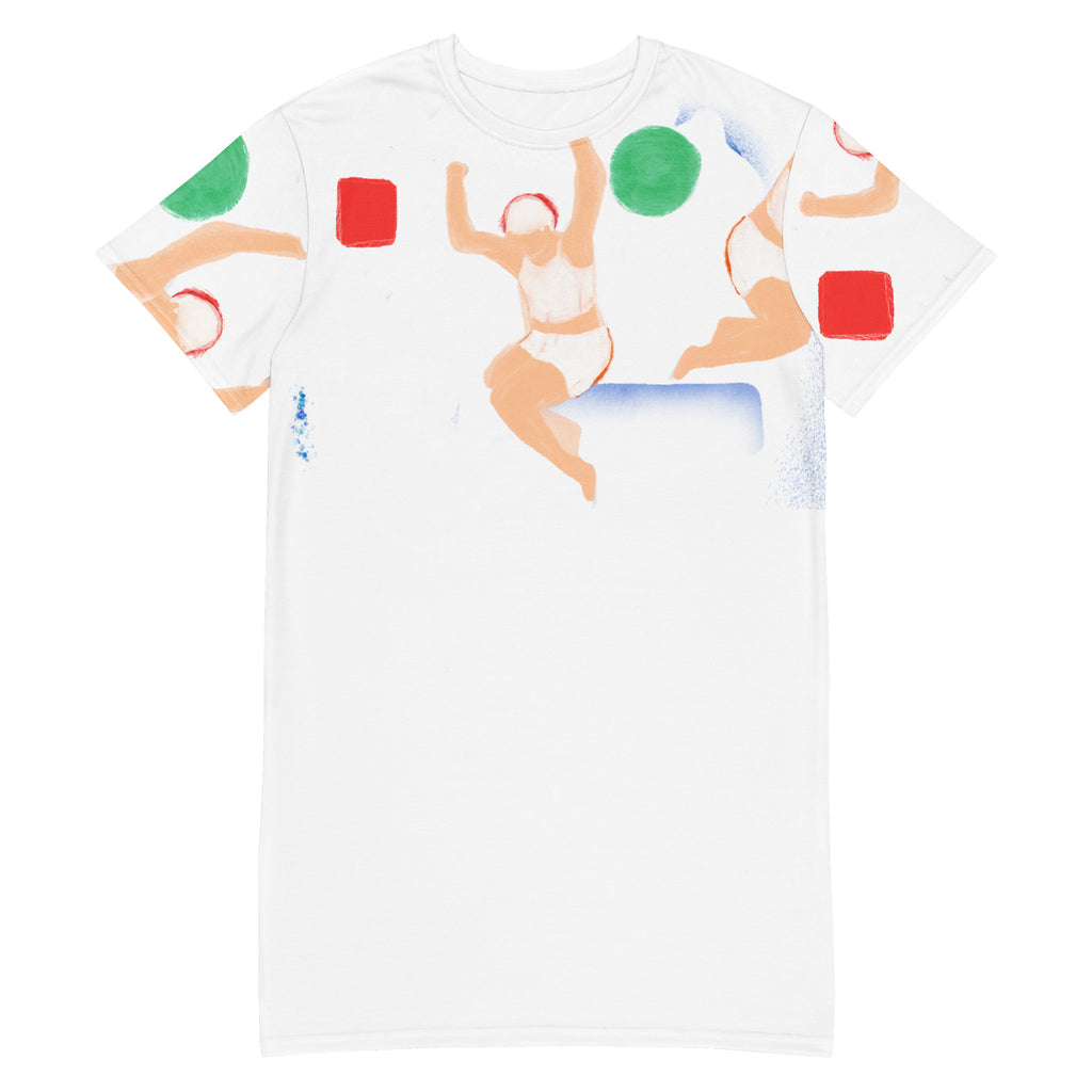 t-shirt dress featured artwork colorful invisible box