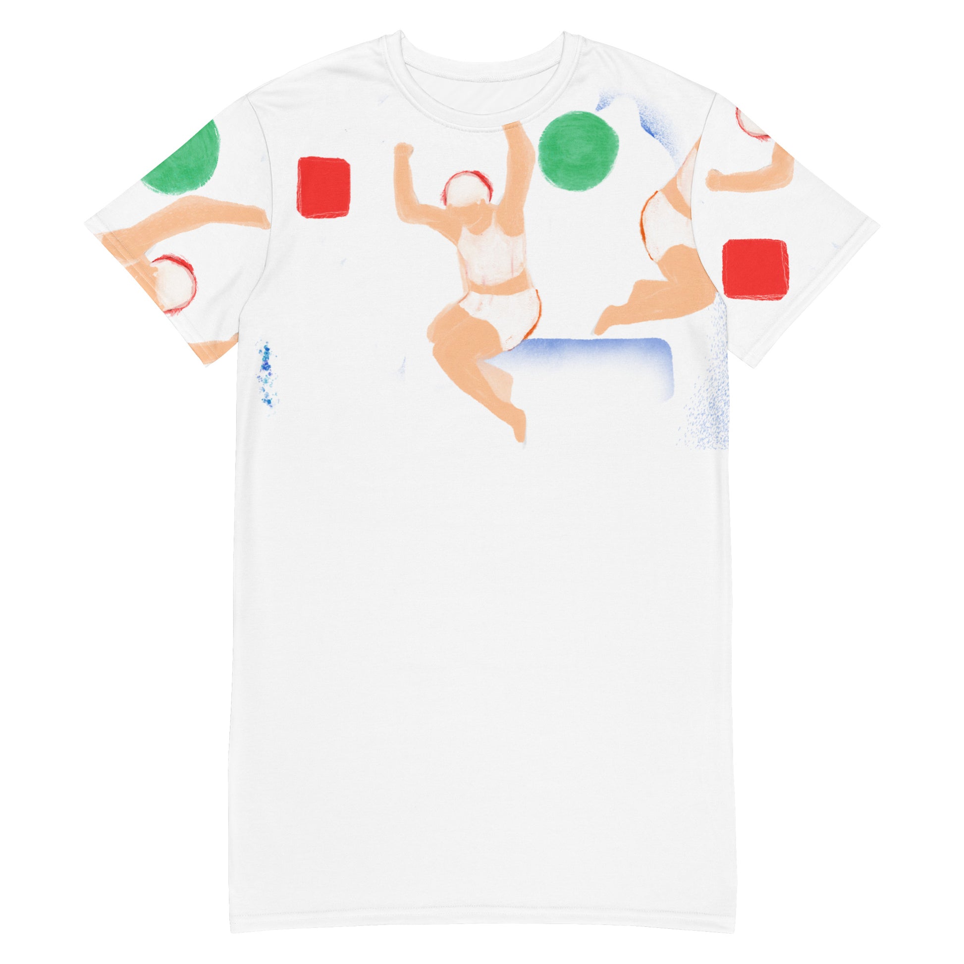 t-shirt dress featured artwork colorful invisible box