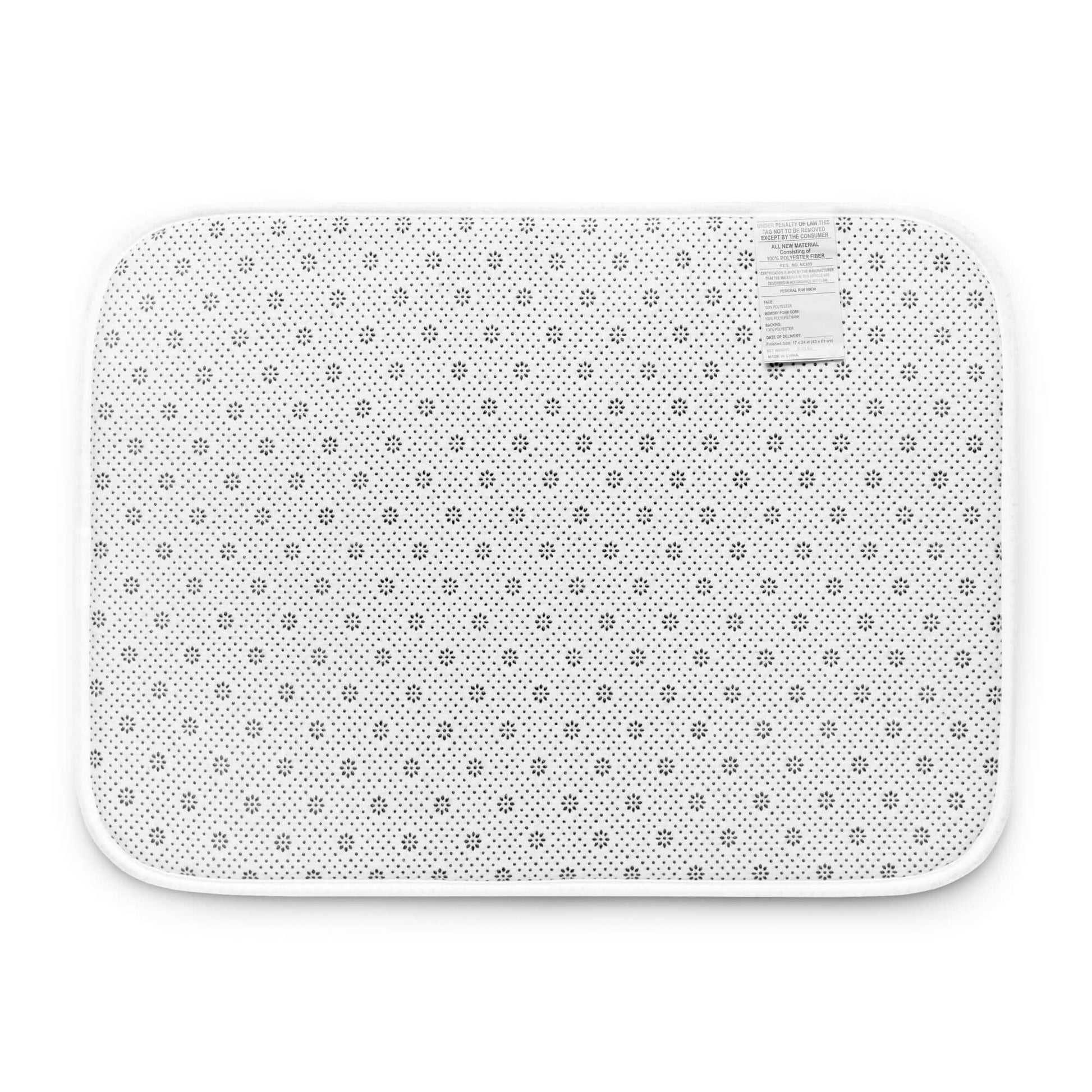 Plush "Kick You Out" memory foam bath mat featuring an edgy, expressive design, providing soft comfort and a non-slip backing for your bathroom.