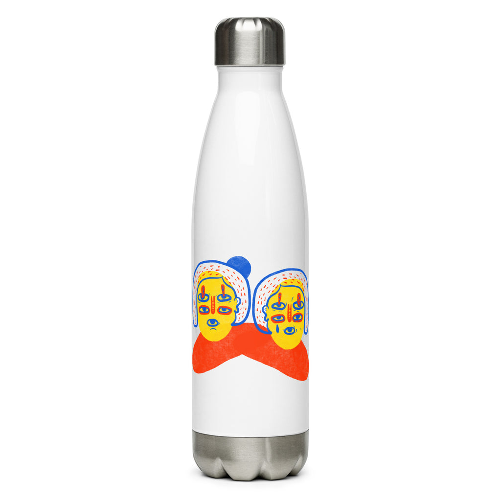 Stainless steel water bottle with Women United graphic design