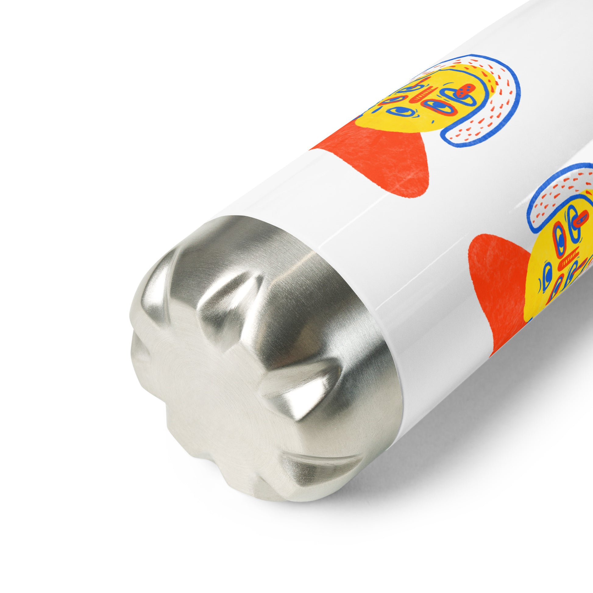 Stainless steel water bottle with Women United graphic design