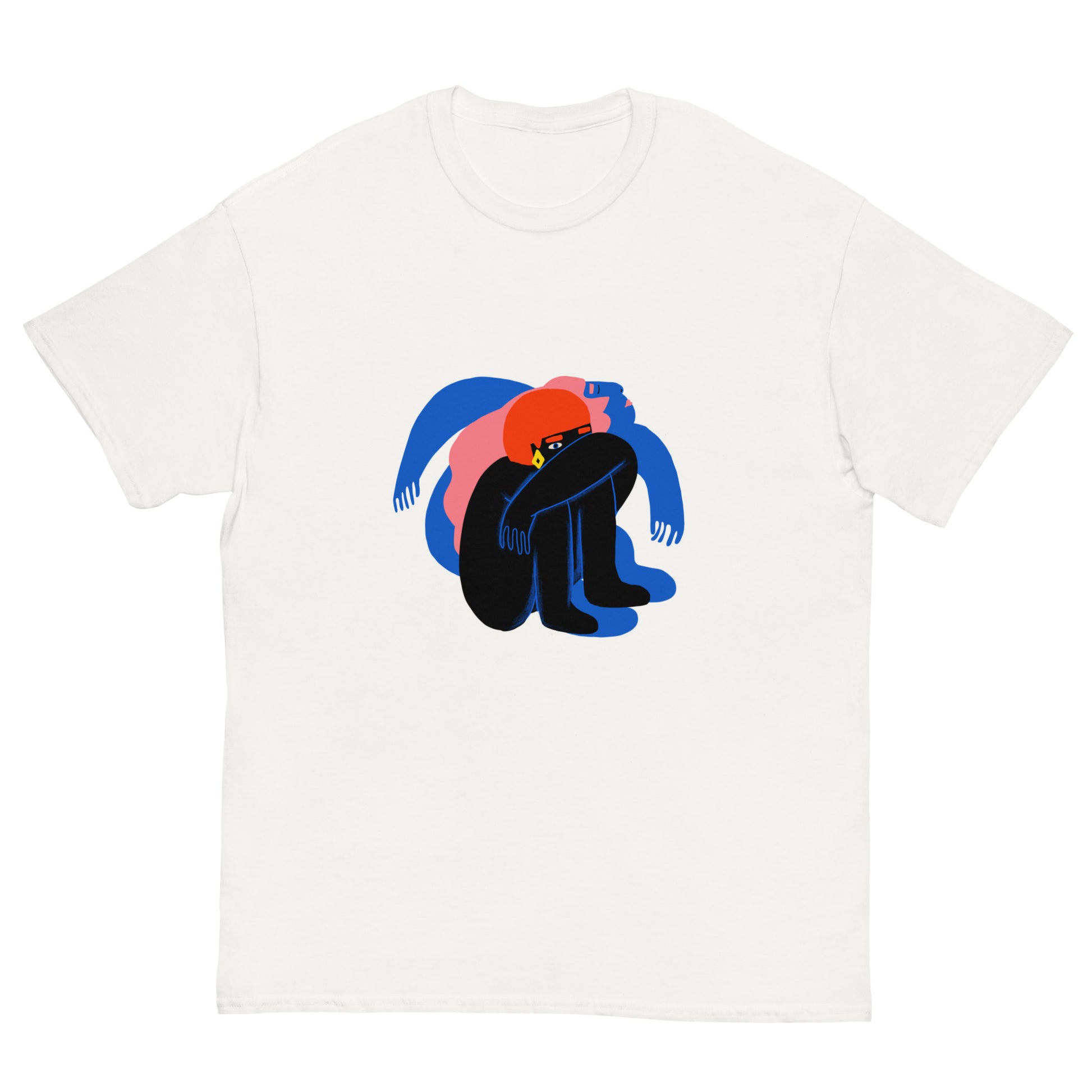 "Flying Somewhere" 100% cotton unisex tee featuring a minimalist design symbolizing freedom and feminine strength.