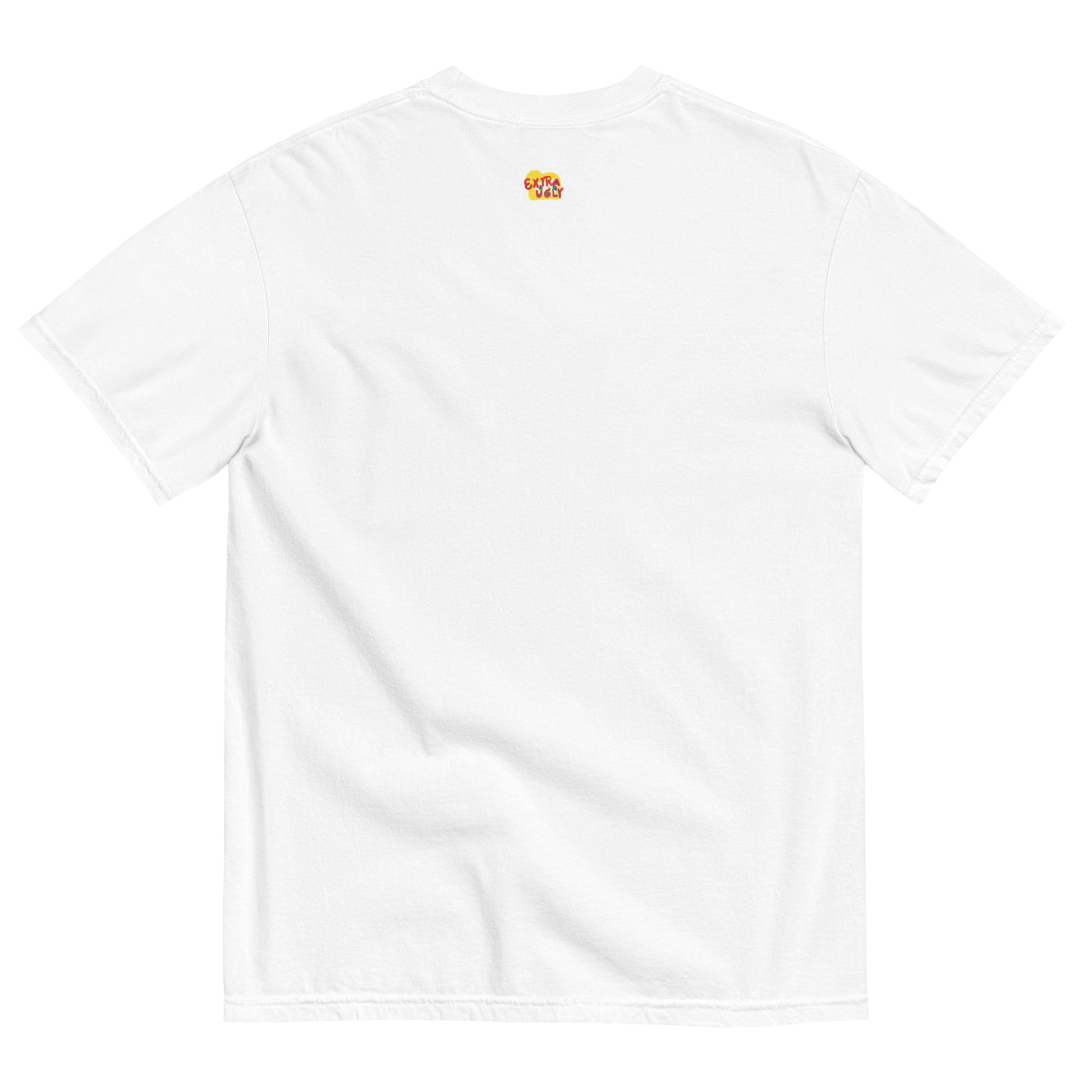 Unisex heavyweight t-shirt featuring a hand-drawn small talk response checklist design; soft, structured, and made of 100% cotton.